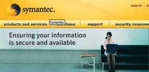 ���. 5. ��������� ���� Symantec�� ������. �� �� ���������� ����, � ��������, �������� ����� ������������ � �����������