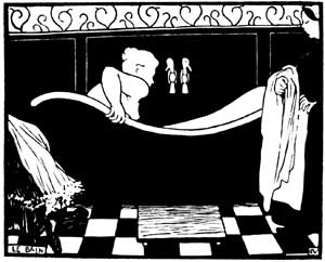 Ф.Валлоттон. Ванна. Ксилография. 1894
