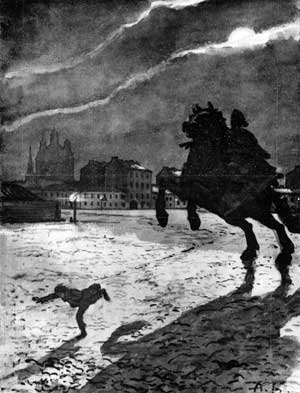 Фронтиспис к «Медному всаднику» А.С.Пушкина. 1903