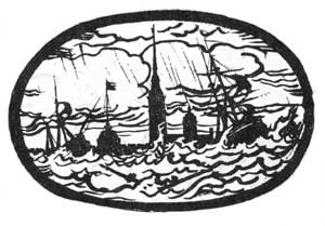 Заставка из «Медного всадника» А.С.Пушкина. 1922
