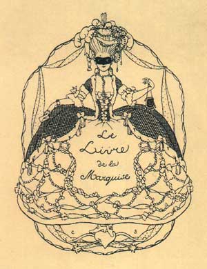 Константин Сомов. Авантитул «Книги маркизы». 1918 г.