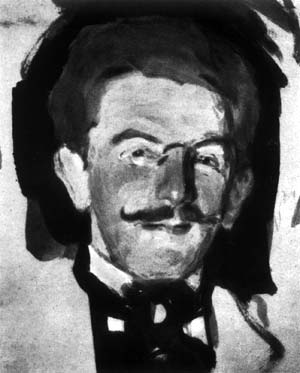 Лев Самойлович Бакст. С портрета работы К.А.Сомова. 1906