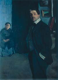 Л.С.Бакст. Портрет С.П.Дягилева. 1906