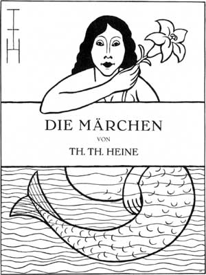 Т.Т.Гейне. Обложка к книге «Сказки». 1935