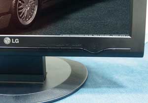 клавиши управления меню монитора LG FLATRON L1717S