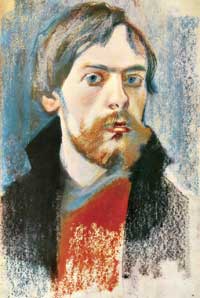 Станислав Выспянский. Автопортрет. Пастель. 1895