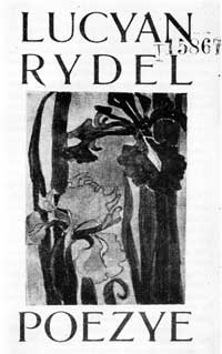 Обложка сборника стихов Люсиана Рыделя работы С.Выспянского. 1901