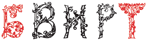 Рис. 10. Невежа не только подправил для нового издания свои доски, но и первым в Москве стал печатать крупные инициалы киноварью Псалтирь. Типография Андроника Невежи. Москва, 1602 год