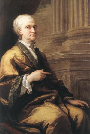 Исаак Ньютон. С портрета Джеймса Торнхилла, ок. 1709-1712 гг.