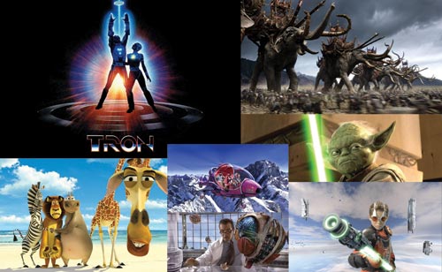 Удивительный путь проделала индустрия 3D за последние 30 лет — от первых попыток создания трехмерных декораций в фильме «Трон» до современных завораживающих реализмом батальных сцен «Властелина колец» или удивительно живых и веселых персонажей «Мадагаскара»