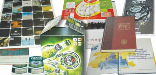 На выставке показаны разные направления полиграфической отрасли