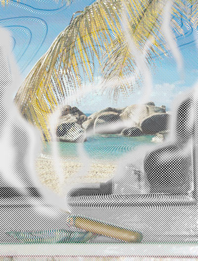 Интересный результат получается при использовании в изображениях двух методов растрирования: регулярного (не различимого глазом растра — дым от сигары) и различимых растровых структур, выполненных методом сюжетного растрирования