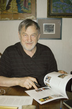 Народный художник России
Борис Диодоров. Родился
в 1934 году в Москве.
Окончил Московский государственный институт
им. В.С. Сурикова.
Иллюстрировал более 300 книг.
В настоящее время — руководитель творческой мастерской «Иллюстрация
и эстамп» факультета графических искусств МГУП. Сотрудничает
с издательствами России, США, Франции, Японии, Германии,
Дании и др.