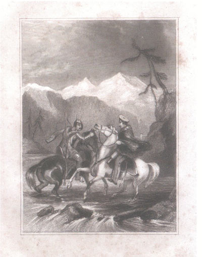 Пример иллюстрации повести «Мулла-Нур» А.А. Бестужева-Марлинского