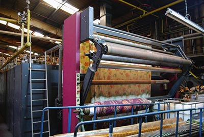 Рис. 3. Печать с помощью гравированных валов