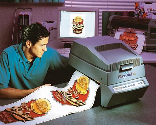 Рис. 7. Печать на термотрансферной бумаге