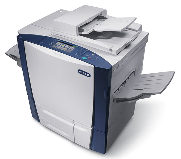 МФУ Xerox ColorQube 9303 на базе твердочернильной технологии позволяет печатать на носителях формата до SRA3. Максимальная скорость печати — 