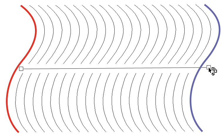 Рис. 39. Создание группы перетекания