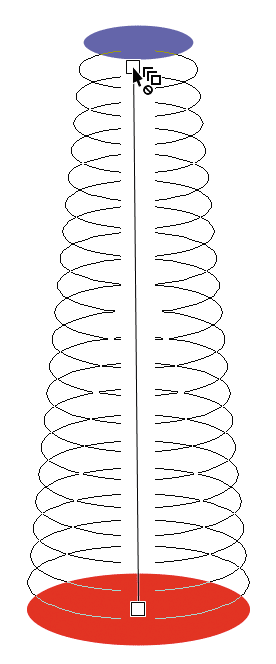 Рис. 54. Создание группы перетекания