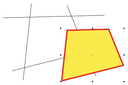 Рис. 7. Вы можете выбрать другую заливку, цвет и толщину абриса, независимо от исходных объектов