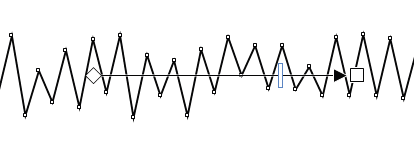 Рис. 27. Изменять значения амплитуды и частоты искажений можно путем перемещения маркеров, отображаемых поверх объекта