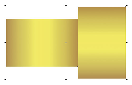 Рис. 18. Выделена группа из двух прямоугольников