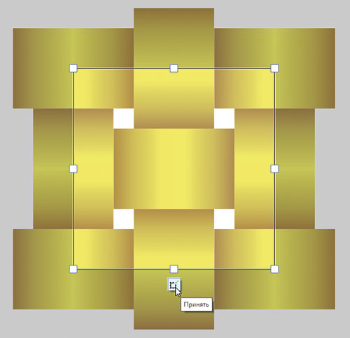 Рис. 35. Чтобы завершить редактирование, нажмите на всплывающую кнопку Принять
